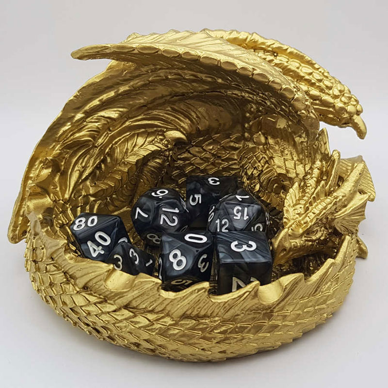 Brass DND Dragon Dice Holder