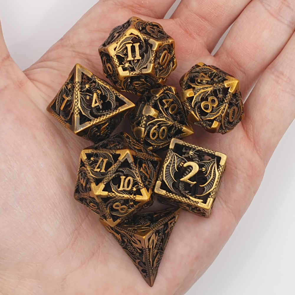 Hollow Bronze Dragon Dice