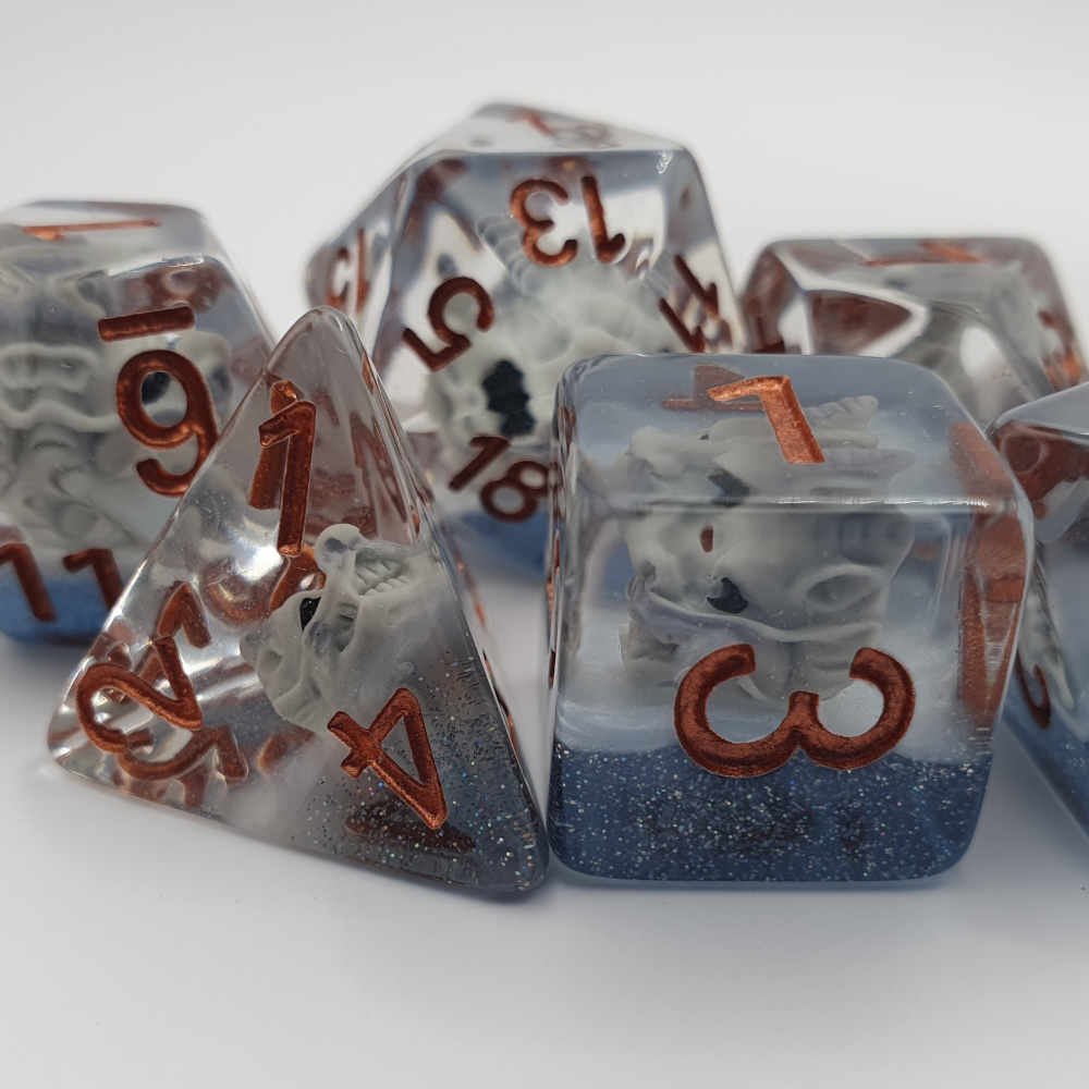 Dragon Skull Dice Set