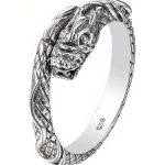 925 Sterling Silver Adjustable Unisex Dragon Ring