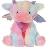 Colourful Plush Dragon Toy